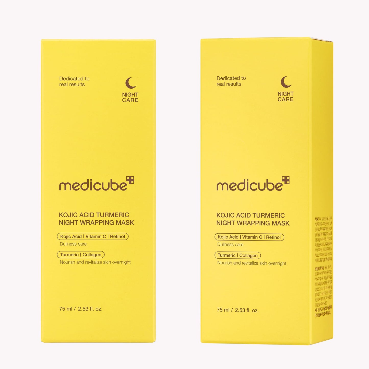 Medicube Turmeric Overnight Wrapping Peel-Off Mask | Glow & Elasticity Boost (Korean Skincare)