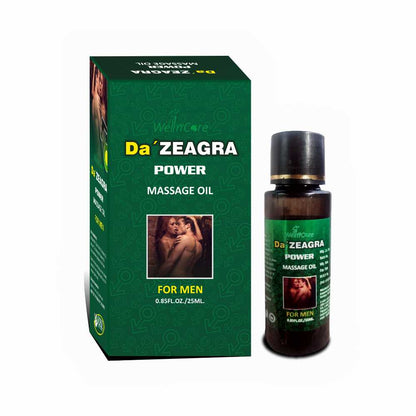 2Pack Da’ ZEAGRA Power Massage Oil for Men 25ml | Herbal Vitality & Strength Massage Oil UAE